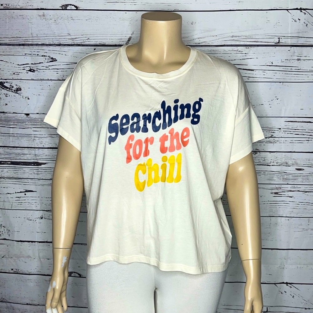 Old Navy Size XXL ‘Searching for the Chill’ Graphic Knit Top T-Shirt - NWT 🆕